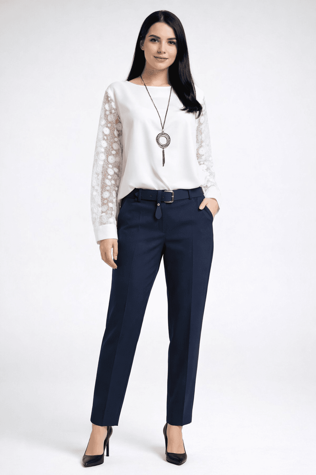 Pantaloni Clasici Ajustati